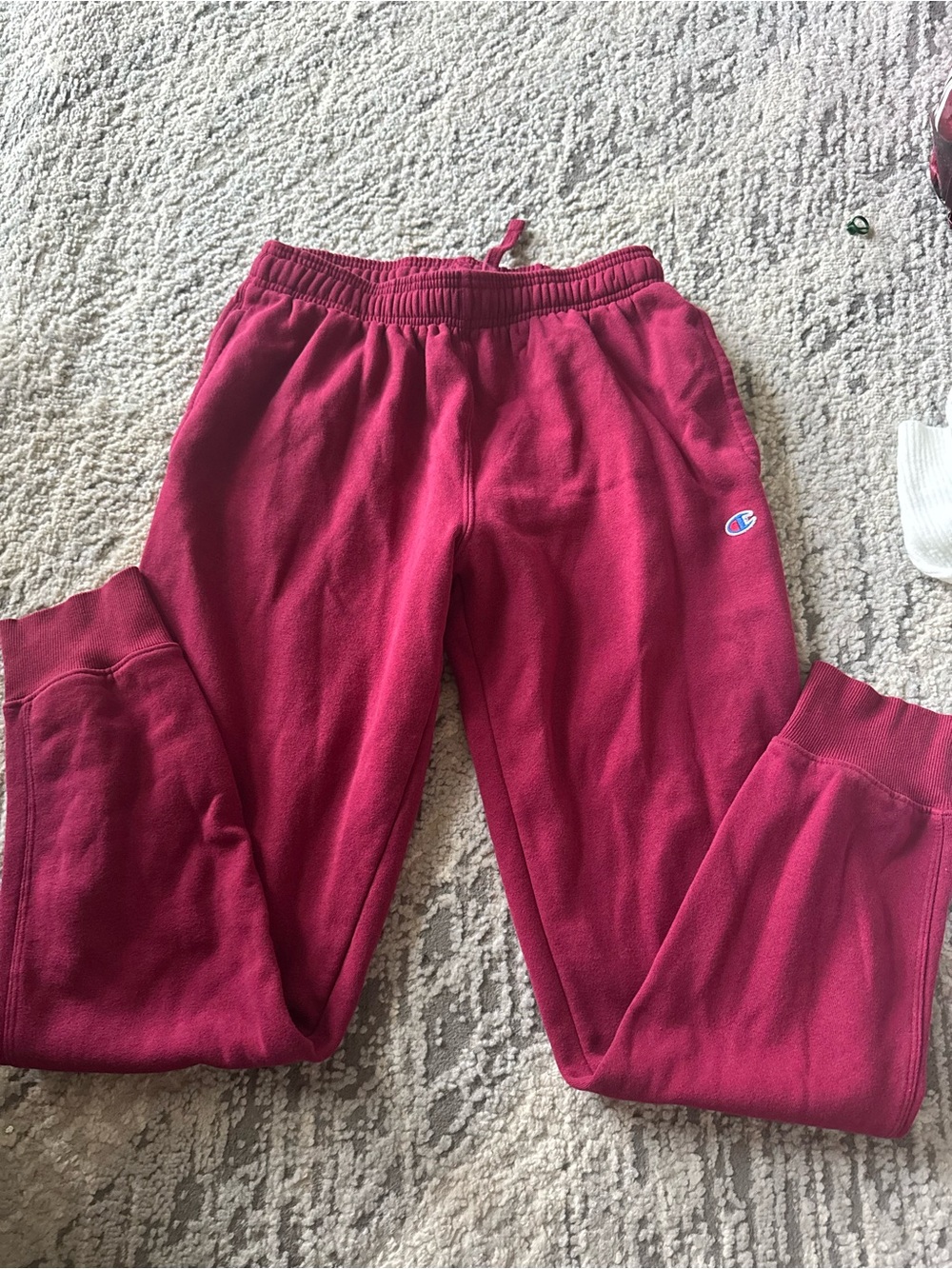 Champion men’s Burgundy Jogger Sweatpants